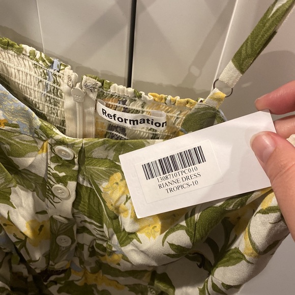 NWT Reformation Rianne Tropics Dress size 10 - Picture 5 of 7